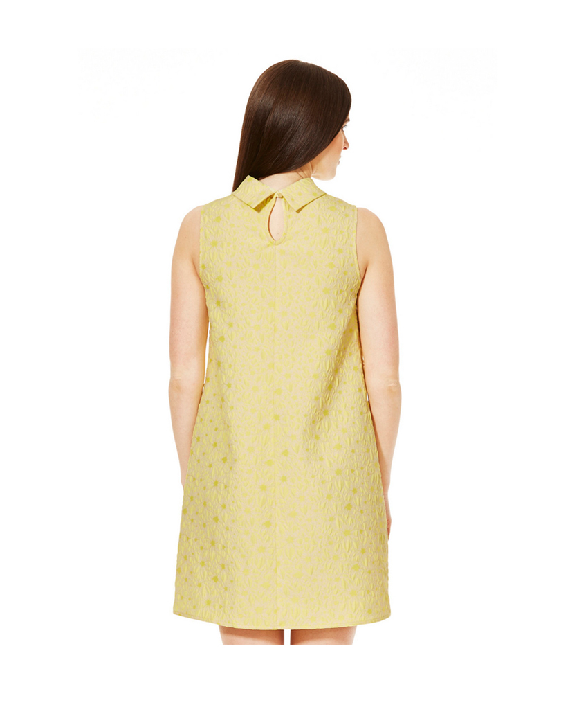 Beige Linen Midi Dress - Imagen 4